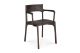 PI dining chair - varnished teak - dark brown 