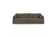WEAVE SOFA - GREEN FABRIC - 3 SEATER - REMOVABLE COVER 244 X 95 X 75 21413