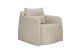 WEAVE LOUNGE CHAIR - BONE FABRIC - REMOVABLE COVER 80 X 87 X 75 21410