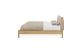 PI BED - OAK - CLOUD FABRIC - MATTRESS 180X200 