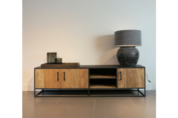 STEEL TV meubel 200 x 40 x 50 cm