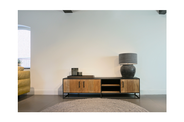 STEEL TV meubel 200 x 40 x 50 cm