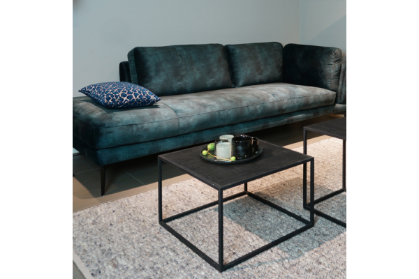 STEEL Sidetable Black 55 x 55 x 35 cm