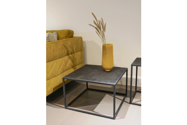 STEEL Sidetable Black 55 x 55 x 35 cm