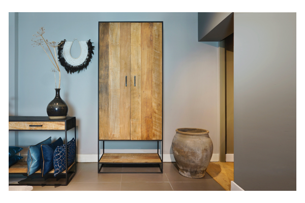 STEEL Kast 90 x 45 x 210 cm