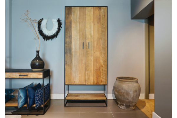 STEEL Kast 90 x 45 x 210 cm