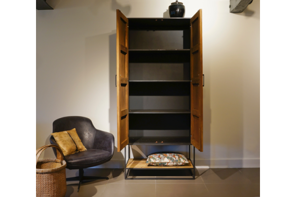 STEEL Kast 90 x 45 x 210 cm