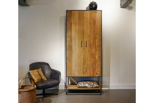 STEEL Kast 90 x 45 x 210 cm