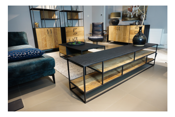 STEEL TV kast 170 x 40 x 50 cm