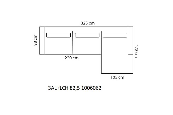 Haveli Dreams - 3-zits + longchair 95