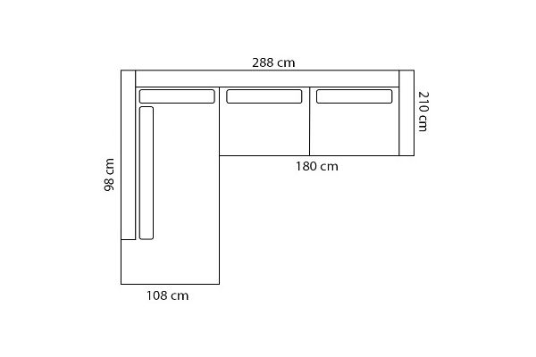 Haveli Dreams - 2,5-zits + ottoman