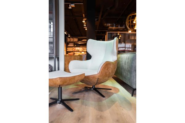 Cubic fauteuil met lage rugleuning