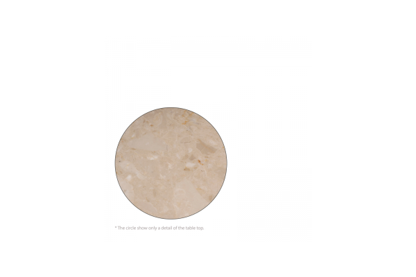 Marmer ronde tafel 120 cm 