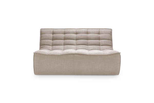ETHNICRAFT N701 SOFA-2 SEATER-BEIGE 140x91x76
