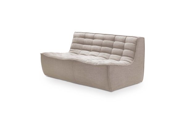 ETHNICRAFT N701 SOFA-2 SEATER-BEIGE 140x91x76