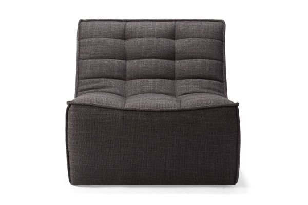 ETHNICRAFT N701 SOFA-1 SEATER-DARK GREY 80x91x76