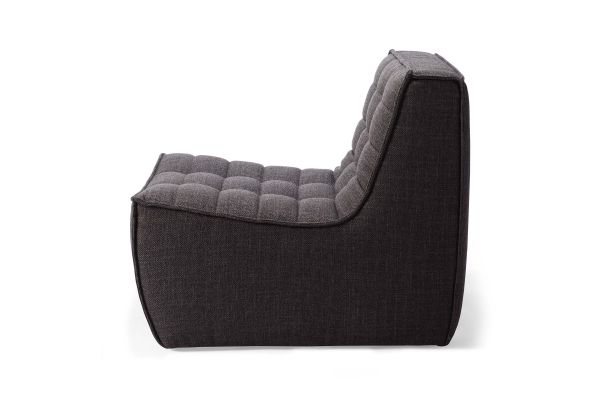 ETHNICRAFT N701 SOFA-1 SEATER-DARK GREY 80x91x76