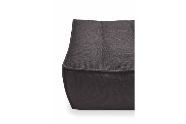 ETHNICRAFT N701 SOFA-FOOTSOOL-DARK GREY 70x70x43