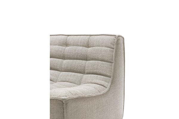 ETHNICRAFT N701 SOFA-3 ZITS-BEIGE 210x91x76