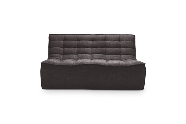 ETHNICRAFT N701 SOFA-2 SEATER-DARK GREY 140x91x76