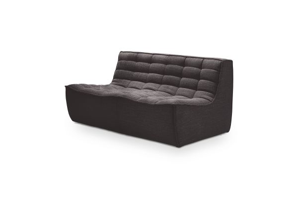 ETHNICRAFT N701 SOFA-2 SEATER-DARK GREY 140x91x76