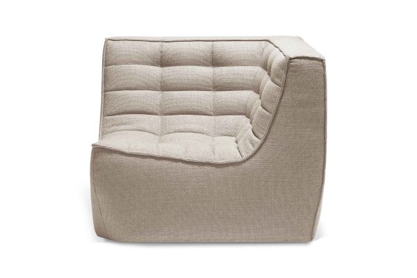 ETHNICRAFT N701 SOFA-CORNER-BEIGE 91x91x76