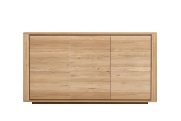 ETHNICRAFT OAK SHADOW SIDEBOARD-3 DOORS 156x45x84