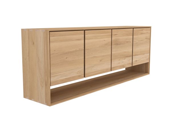 ETHNICRAFT OAK NORDIC SIDEBOARD-4 DOORS 210x45x78