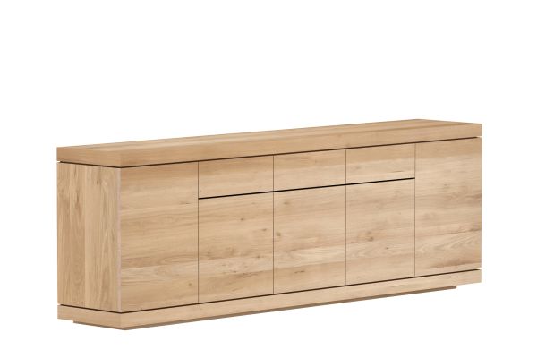 ETHNICRAFT OAK BURGER SIDEBOARD 5 DOORS-3 DRAWERS