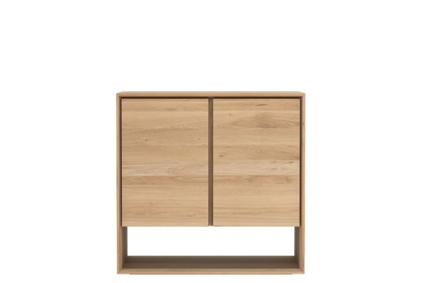 ETHNICRAFT OAK NORDIC SIDEBOARD-2 DOORS 80x40x78