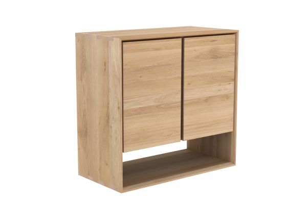 ETHNICRAFT OAK NORDIC SIDEBOARD-2 DOORS 80x40x78