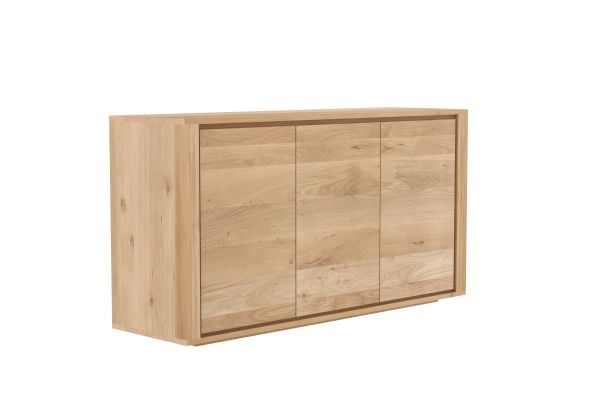 ETHNICRAFT OAK SHADOW SIDEBOARD-4 DOORS 203x45x84