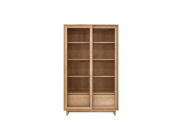 ETHNICRAFT WAVE CUPBOARD  2 DOORS-2 DRAWERS