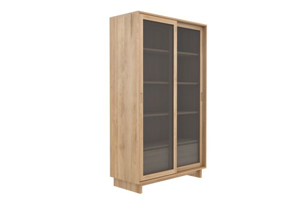 ETHNICRAFT WAVE CUPBOARD  2 DOORS-2 DRAWERS