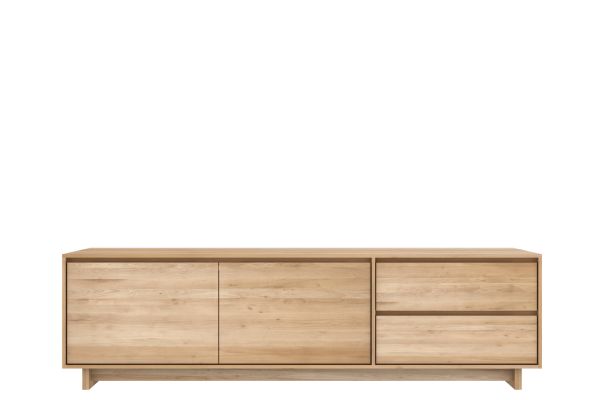 ETHNICRAFT WAVE TV CUPBOARD  3 DOORS-1 DRAWER 210