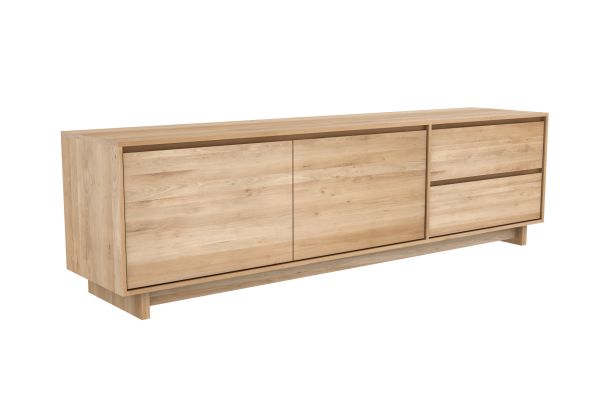 ETHNICRAFT WAVE TV CUPBOARD  3 DOORS-1 DRAWER 210