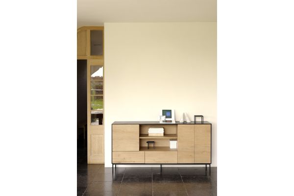 ETHNICRAFT BLACKBIRD SIDEBOARD 3 DOORS-2 DRAWERS