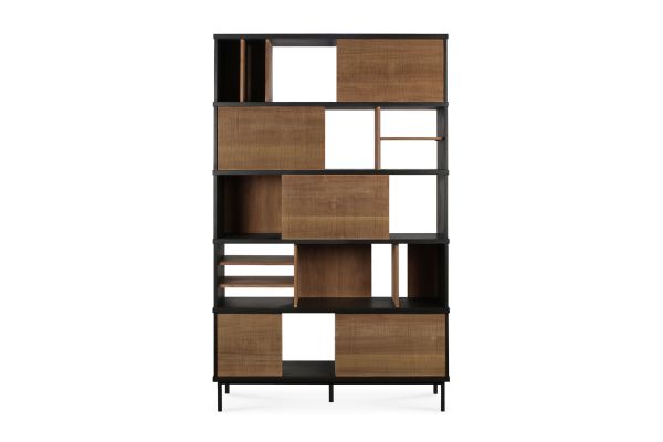 ETHNICRAFT TEAK OSCAR RACK-5 SLIDING DOORS