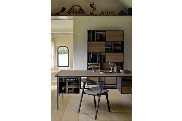 ETHNICRAFT TEAK OSCAR RACK-5 SLIDING DOORS