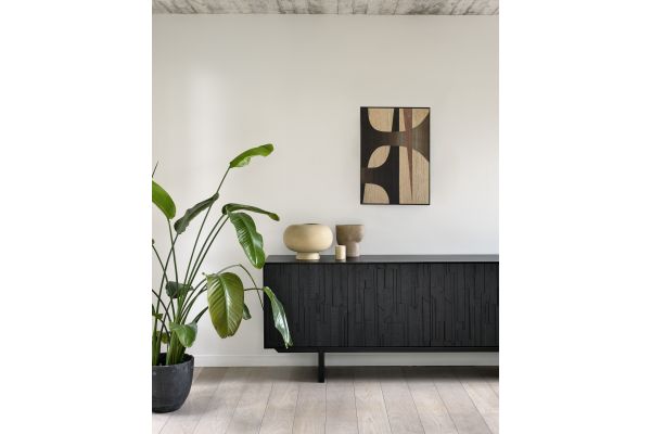 ETHNICRAFT TEAK MOSAIC SIDEBOARD-3 DOORS 170x45x82