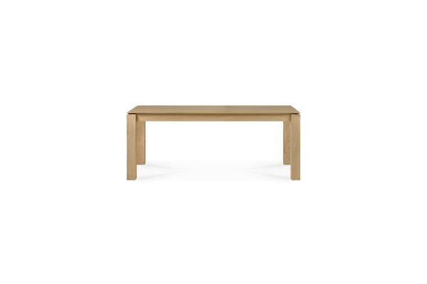 ETHNICRAFT OAK SLICE DINING TABLE 200x100x76