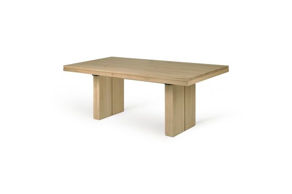 ETHNICRAFT OAK DOUBLE UITSCHUIFTAFEL 200-300x100