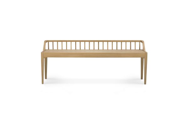 ETHNICRAFT OAK SPINDLE BENCH 150x35x60