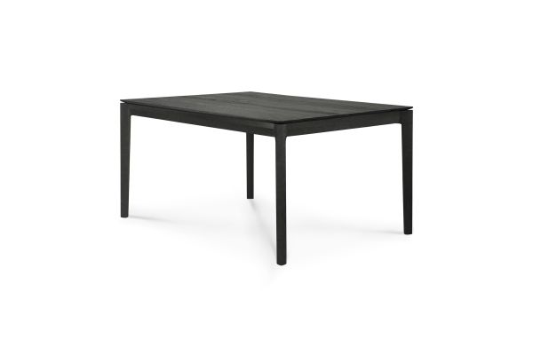 ETHNICRAFT BLACK OAK BOK DINING TABLE 140x80x76