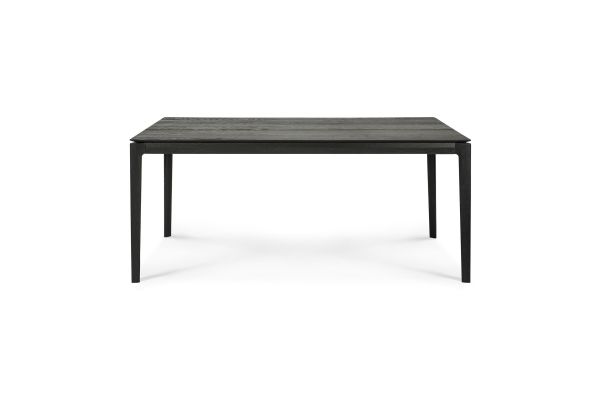 ETHNICRAFT BLACK OAK BOK DINING TABLE 220x95x76
