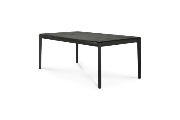 ETHNICRAFT BLACK OAK BOK DINING TABLE 220x95x76