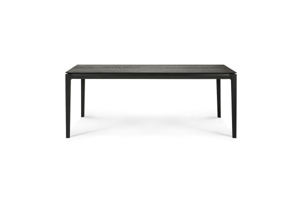 ETHNICRAFT BLACK OAK BOK DINING TABLE 200x95x76