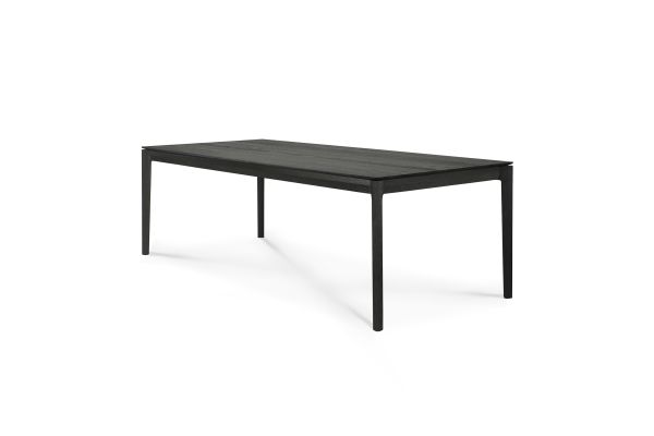 ETHNICRAFT BLACK OAK BOK DINING TABLE 240x100x76