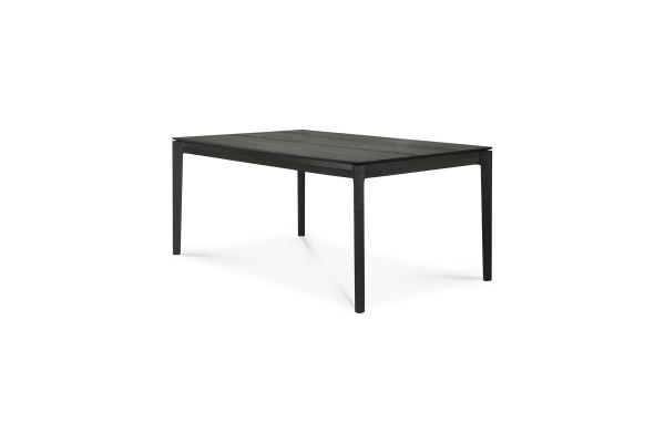 ETHNICRAFT BLACK BOK UITSCHUIFTAFEL 140-220x90x76