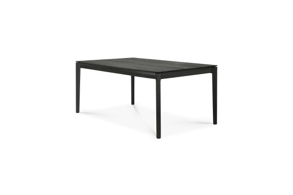 ETHNICRAFT BLACK BOK UITSCHUIFTAFEL 160-240x90x76 
